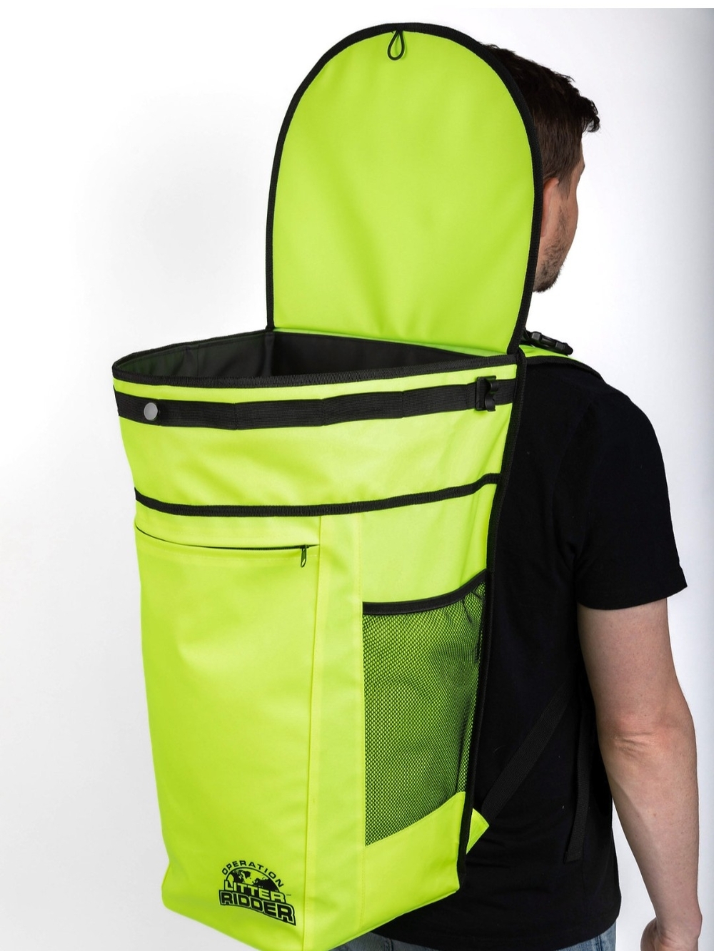 The Litter Ridder Backpack - GREEN - Picture 2 of 8